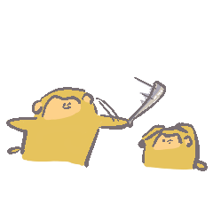 [LINEスタンプ] 生き生きとしたジ（サル）-DEMO