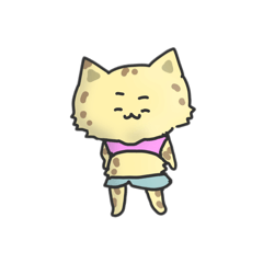 [LINEスタンプ] ばななにゃんこ
