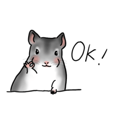 [LINEスタンプ] チンチラの可愛い1日（グレー）