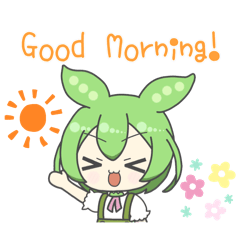 [LINEスタンプ] ずんだもんLINEスタンプ 英語バージョン