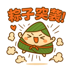 [LINEスタンプ] もちもち粽！端午節スタンプの画像（メイン）