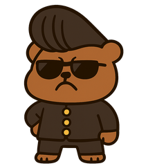 [LINEスタンプ] 九州弁番くま、炸裂！