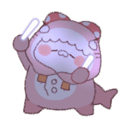 [LINEスタンプ] 【▶盛り上げる】サメ！着ぐるみ動物5