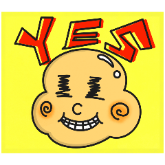 [LINEスタンプ] 愛顔くん リアクションver