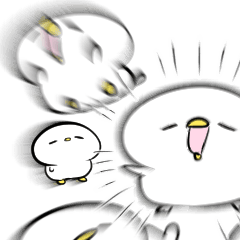 [LINEスタンプ] なんだかゆるいアヒル