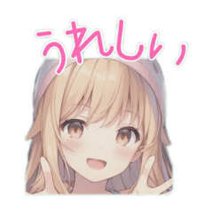 [LINEスタンプ] 水彩画風女子イラストスタンプ