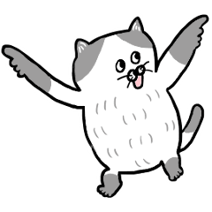 [LINEスタンプ] ねこのねこ夫