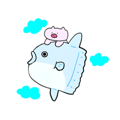 [LINEスタンプ] へいぼんなぶたさん