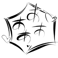 [LINEスタンプ] 感情豊かな漫画の描き文字と漫符
