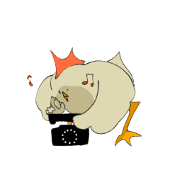 [LINEスタンプ] ニワトトリ