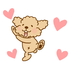 [LINEスタンプ] 動け！トイプーのぷう太郎6