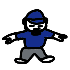 [LINEスタンプ] アンパイアくん