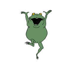 [LINEスタンプ] カエルの察し