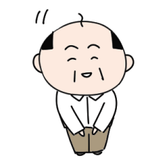 [LINEスタンプ] かわいいおじさん 川小路さん