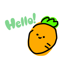 [LINEスタンプ] ゆるふわにんじんくん！