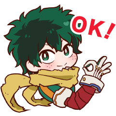 [LINEスタンプ] ヒロアカかわいいデフォルメスタンプ