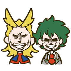 [LINEスタンプ] ヒロアカ×RINI コラボスタンプ
