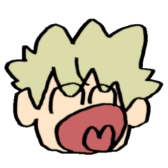 [LINEスタンプ] かっちゃんの顔スタンプ