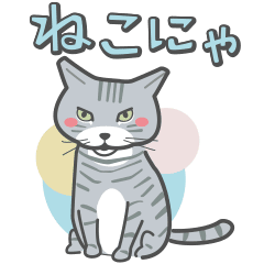 [LINEスタンプ] ふわふわした猫