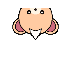 [LINEスタンプ] 動くお化けクマ