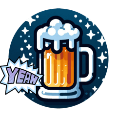 [LINEスタンプ] #みんなで乾杯