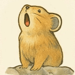 [LINEスタンプ] ナキウサギちゃん1（北海道 高山植物編)