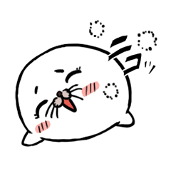 [LINEスタンプ] やる気を出すシロタマちゃん