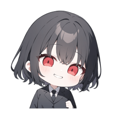 [LINEスタンプ] 感情迷子のOLちゃん(SDキャラ)