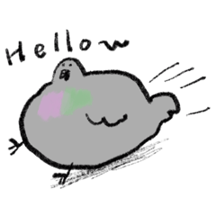 [LINEスタンプ] 楽しい日常会話のハト