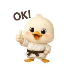 [LINEスタンプ] 空手っ子まるんの、かわいい日常スタンプ！