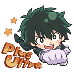 [LINEスタンプ] ちびきゃら僕のヒーローアカデミア