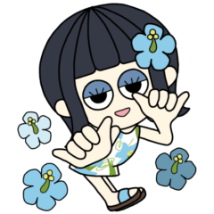 [LINEスタンプ] 【再販】よく使う言葉＆年末年始inハワイ