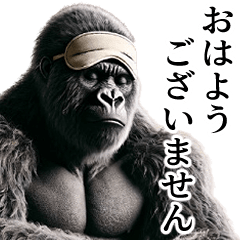 [LINEスタンプ] 【無気力】イケメンゴリラ