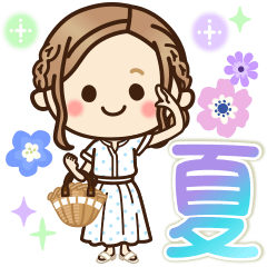 [LINEスタンプ] 大人女子の日常【夏・気づかい】改訂版♡