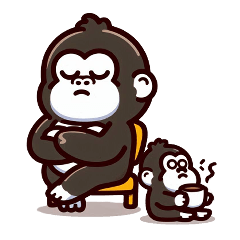 [LINEスタンプ] 面白ゴリラ君たち