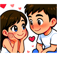 [LINEスタンプ] スウィートハニー - 愛は無限大
