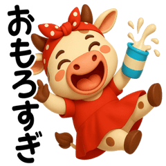 [LINEスタンプ] アニマルズ☆使える関西弁【3D×デカ文字】
