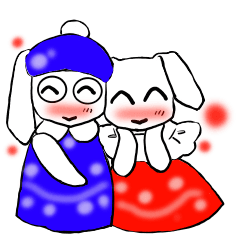 [LINEスタンプ] うささんとうさおくんの礼