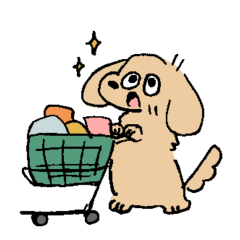 [LINEスタンプ] 生活するあしのみじかいいぬ
