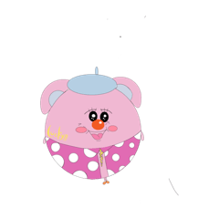 [LINEスタンプ] おめめきらきらちゃん仲間たち
