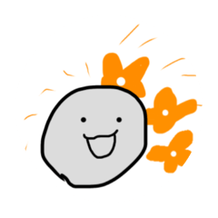[LINEスタンプ] いしころ 〜目は口ほどに物を言う〜