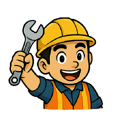 [LINEスタンプ] 灼熱の中で夢を築く者たち建設作業員の日常
