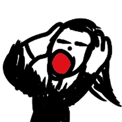[LINEスタンプ] 黒ずくめの女