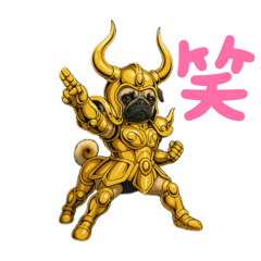 [LINEスタンプ] 犬猫聖闘士