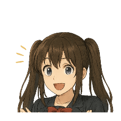 [LINEスタンプ] はっぴーツインテガール