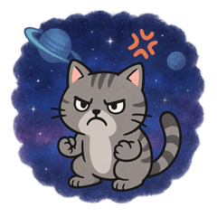 [LINEスタンプ] 猫と宇宙のスタンプ@SFW