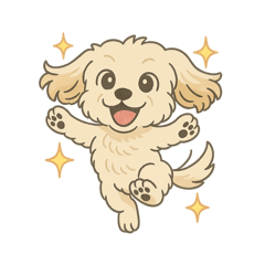 [LINEスタンプ] 犬かわゆす！(ペコくん)