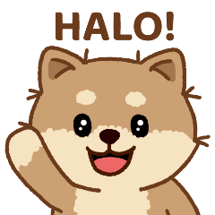 [LINEスタンプ] マランちゃんはかわいい - インドネシア語