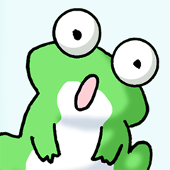 [LINEスタンプ] カエルのスタンプ その3（控え目）