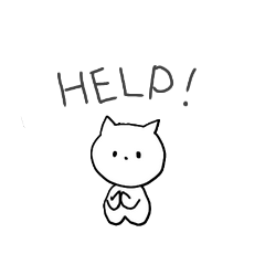 [LINEスタンプ] 甘えん坊ねこ～にゃーご